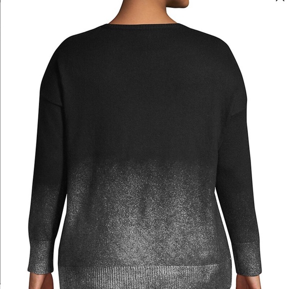 VINCE CAMUTO Foiled Sweater, Medium - Picture 2 of 9